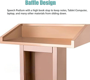 Heavy Duty Podium Stainless Steel Lecterns Stylish Modern Pulpits Well Designed Podium Stand Edge Guard Podium Widely Used
