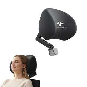 1 Pack Headrest Pillow, Office Chair Headrest Attachment, Neck Support for Office Chair, Back Cushion for Desk Chair for Ergonomic Comfort (Black)
