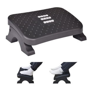 Under Desk Footrest, Ergonomic Foot Stool with Massage Rollers Max-Load 120Lbs Desk Leg Rest Pain Relief for Home Office Work