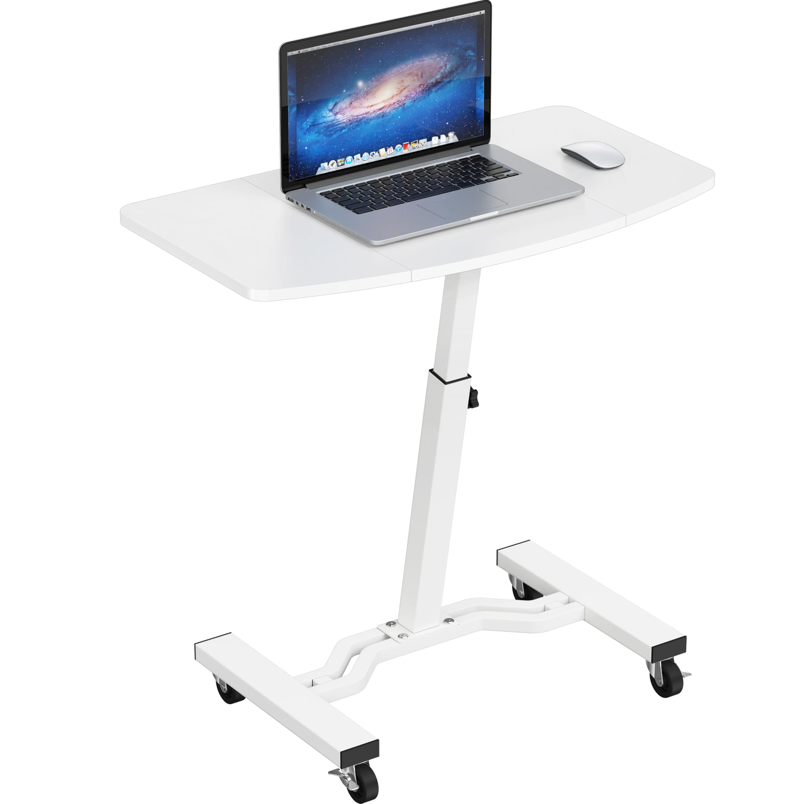 Mobile Height Adjustable Laptop Rolling Cart with Height Adjustment from 28