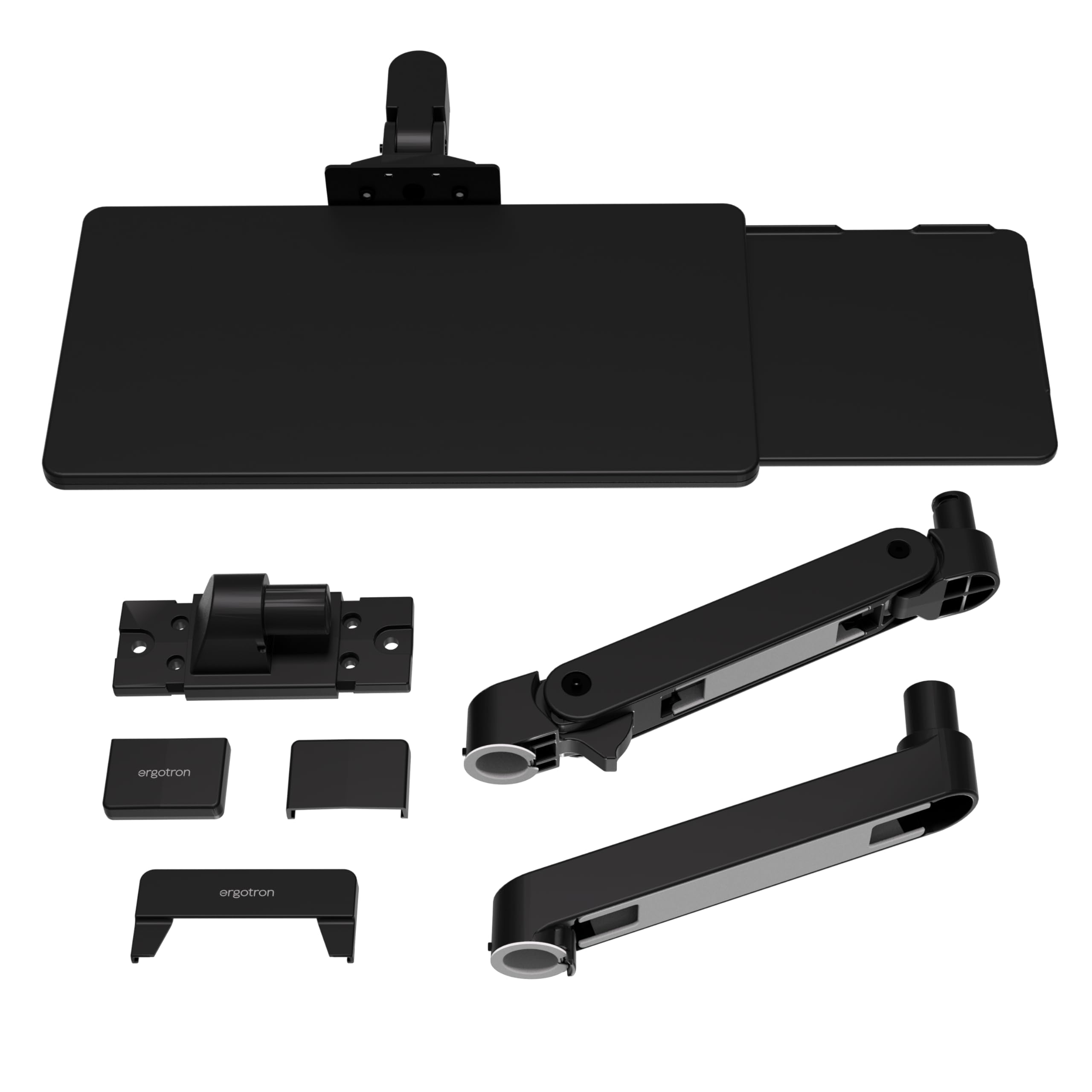 Upgraded LX Pro Premium Keyboard Arm, Wall Mount Adjustable Keyboard Tray – Matte Black