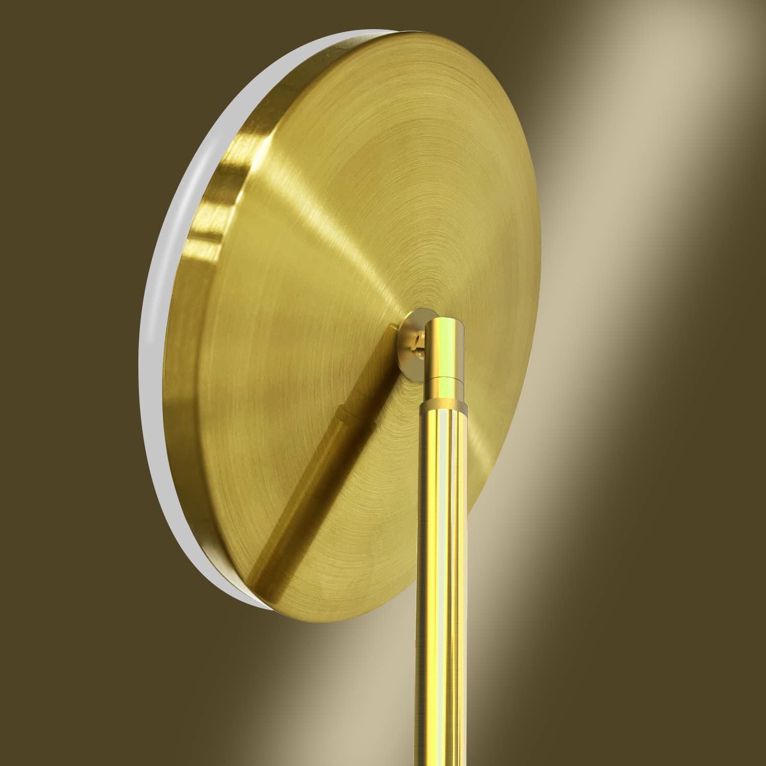 Floor Lamp,30W/2400LM Sky LED Modern Torchiere 3 Color Temperatures Super Bright Floor Lamps-Tall Standing Pole Light with Remote & Touch Control for Living Room,Bed Room,Office (Brushed Gold)