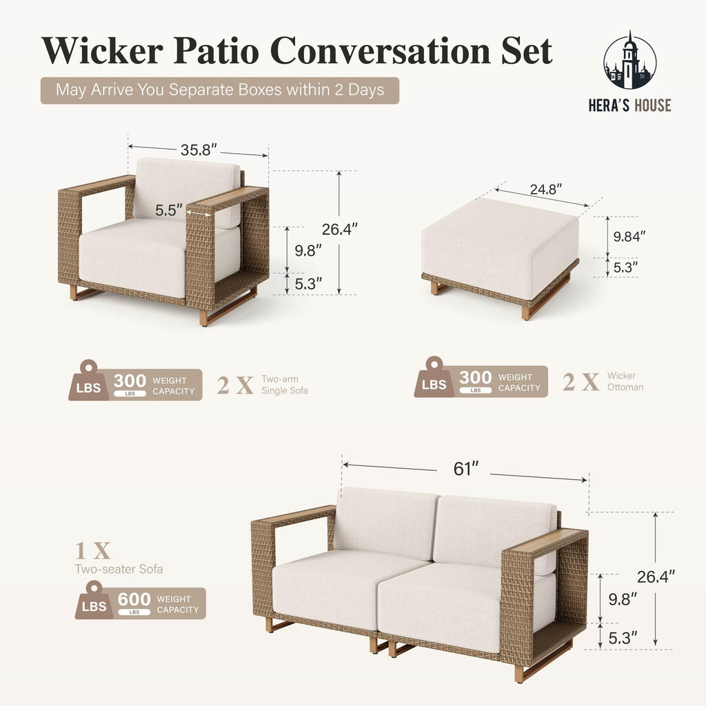Patio Conversation Set for Lawn Garden