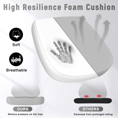 Ergonomic Office Chair, Mid Back Desk Chairs with Adjustable Height, Swivel Chair with Flip-Up Arms and Lumbar Support, Breathable Mesh Computer Chair for Home/Study/Working, Grey