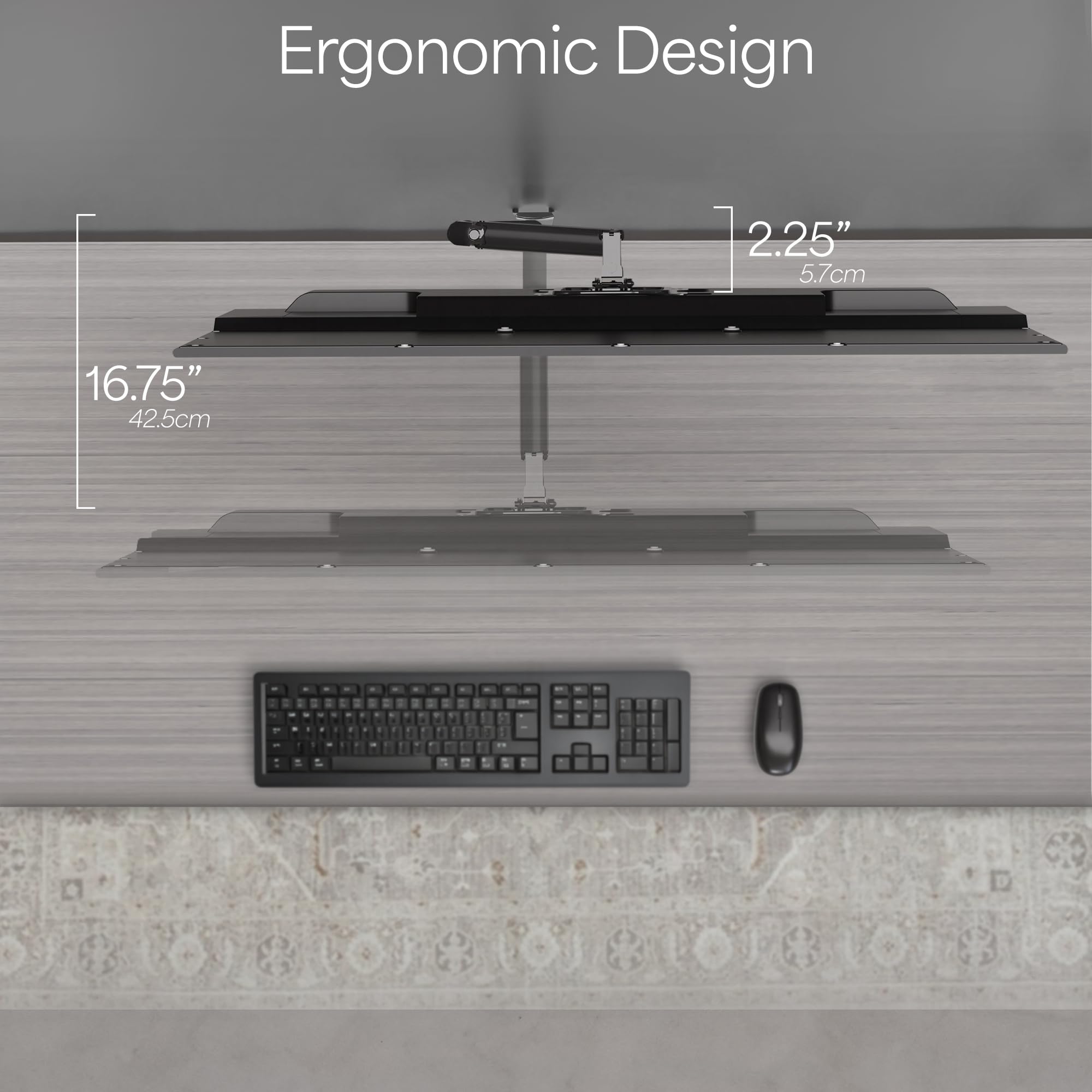 Premium Aluminum Single TV Wall Mount for 23 to 43 inch Screens, Adjustable Arm, Fits up to VESA 200x200, MOUNT-G200B