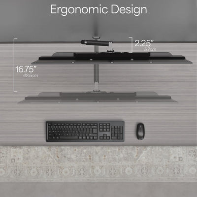 Premium Aluminum Single TV Wall Mount for 23 to 43 inch Screens, Adjustable Arm, Fits up to VESA 200x200, MOUNT-G200B