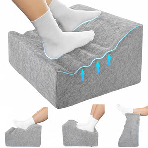 Under Desk Foot Rest, Non-Slip Office Foot Stool for Office & Gaming Chair, Leg Support for All-Day Comfort (Light Gray)