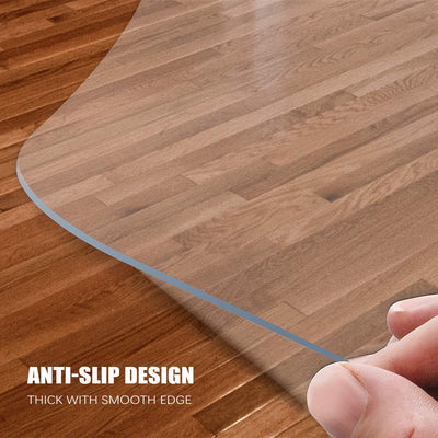 Clear Chair mat for Hard Floors 36 x 48 inches Transparent Floor Mats Wood/Tile Protection Mat for Office & Home (36