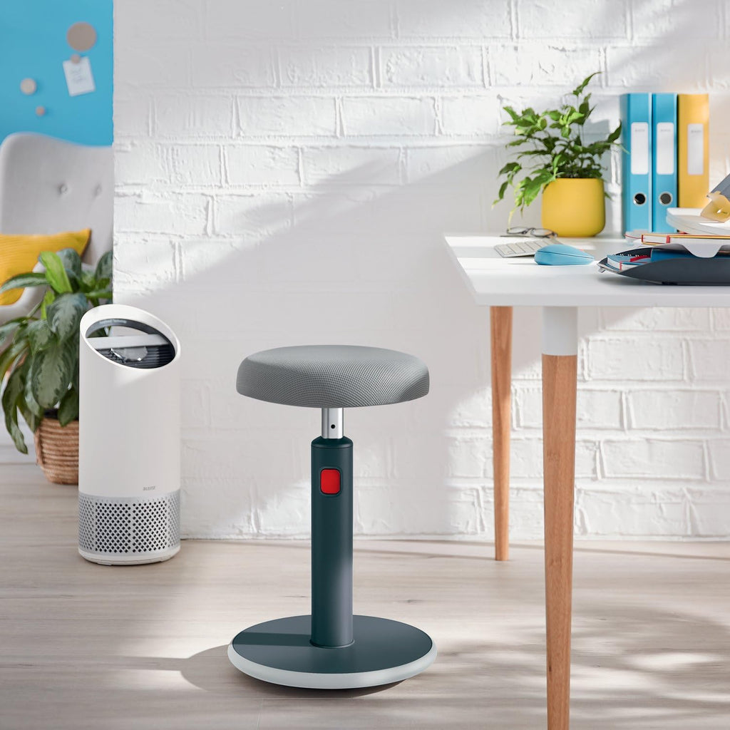Ergo Active Sit Stand 2 in 1 Stool, Adjustable Ergonomic Wobble Chair, Strong and Stable for Office and Home (65180089-NA)