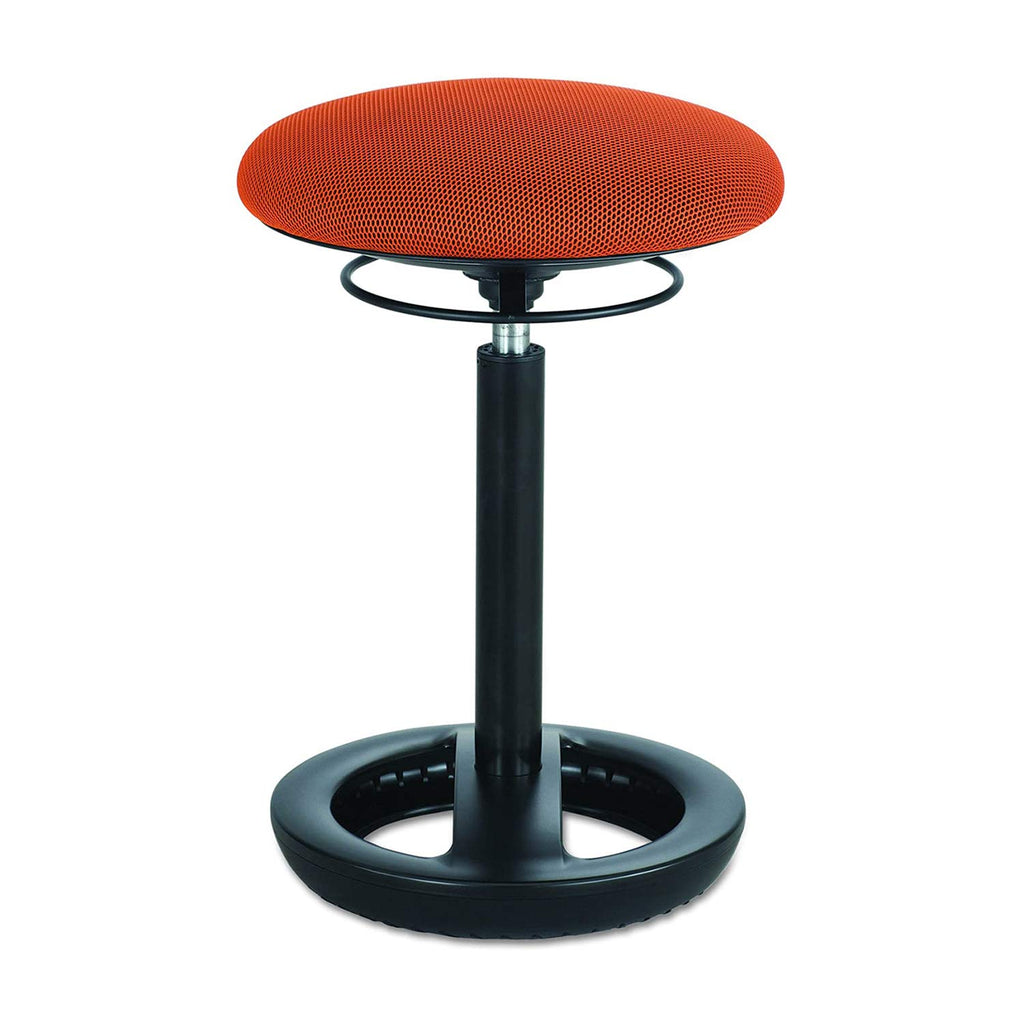 Twixt Active Movement Seating Chair, Ergonomic Support, Adjustable Height, Orange Mesh