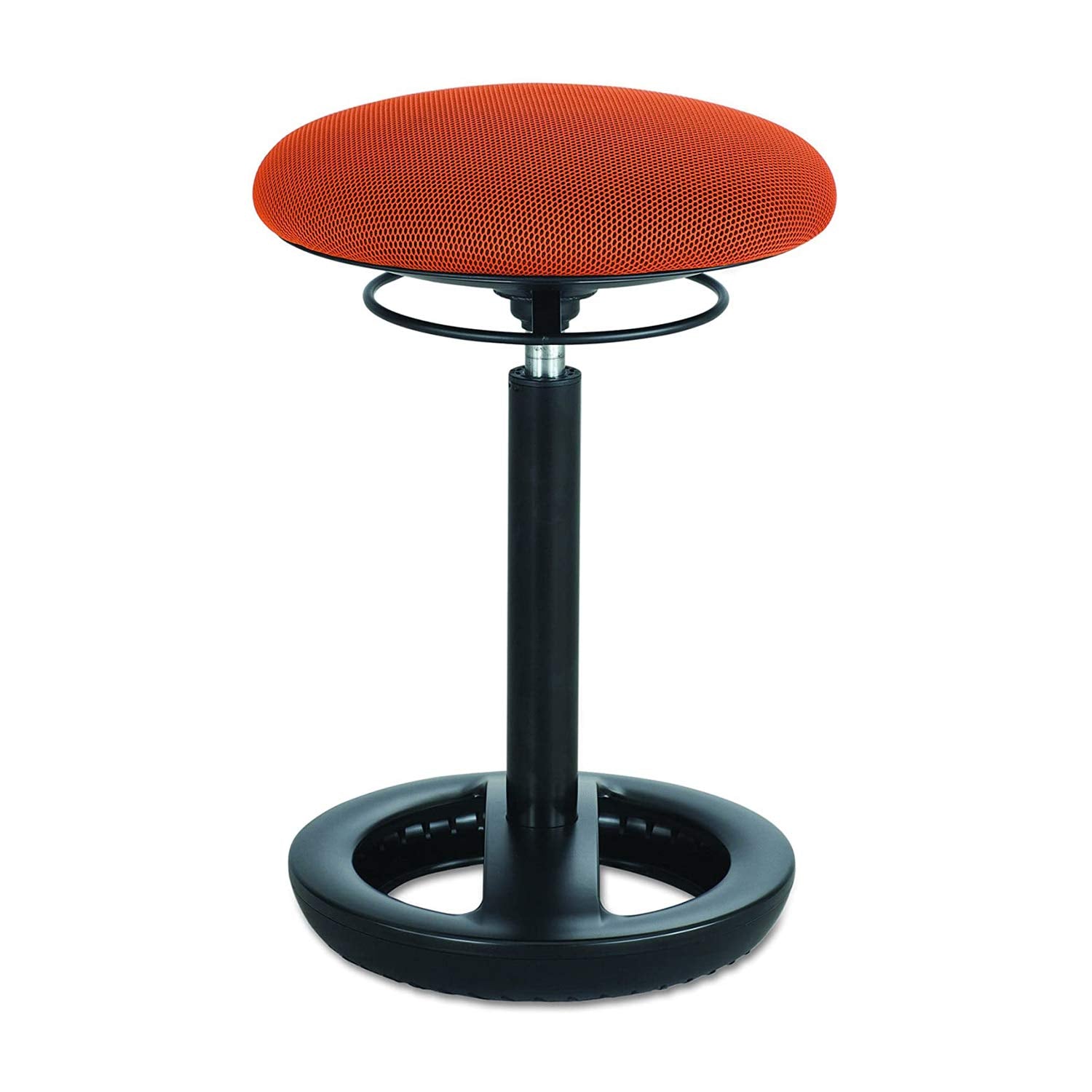 Twixt Active Movement Seating Chair, Ergonomic Support, Adjustable Height, Orange Mesh