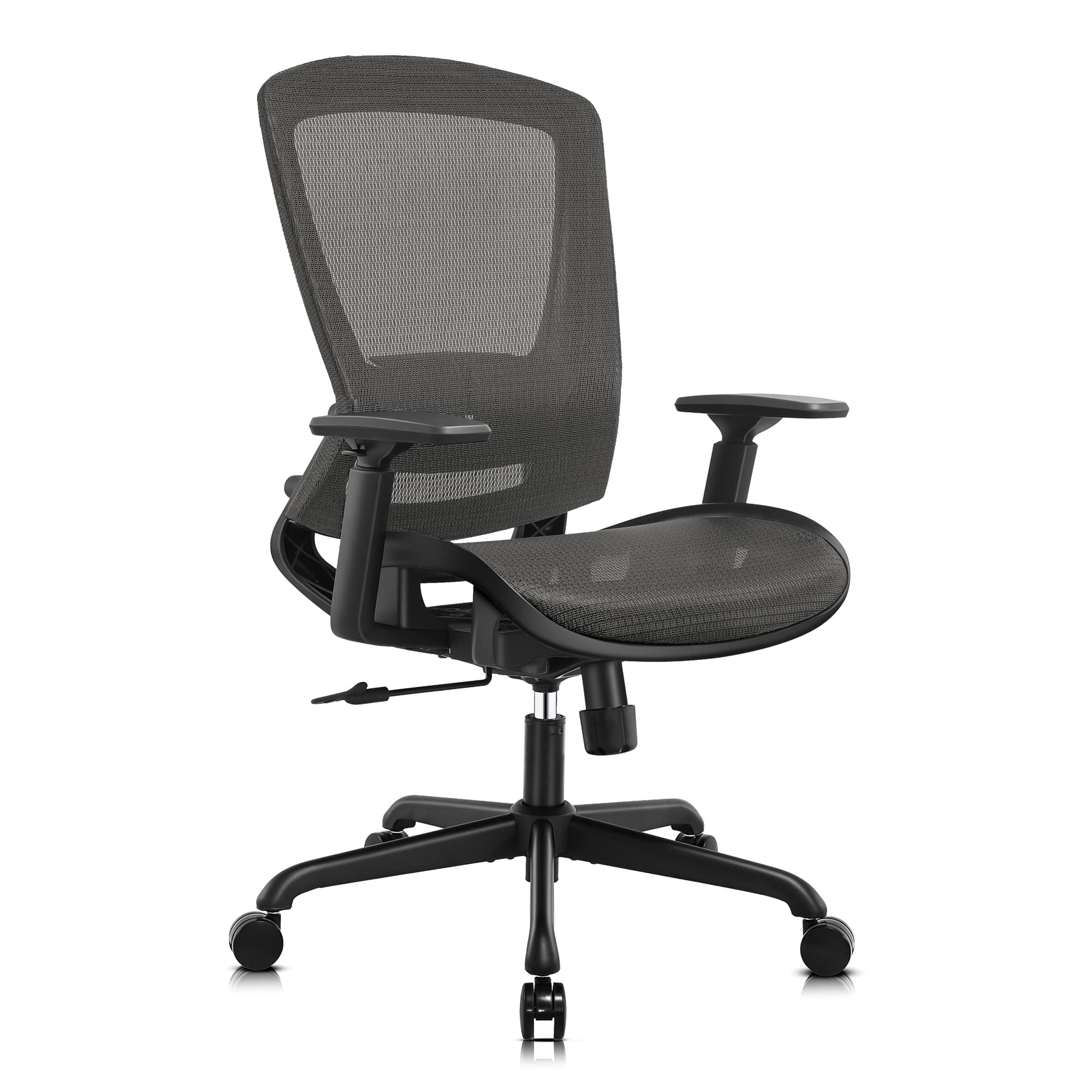 Ergonomic Office Chair | Mesh Computer Desk Chair with Lumbar Support & Adjustable Height