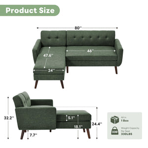 L Shaped Couch, 80