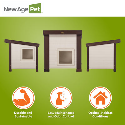 Outdoor Cat House, Weather‑Resistant, Dual Door Flaps, 21
