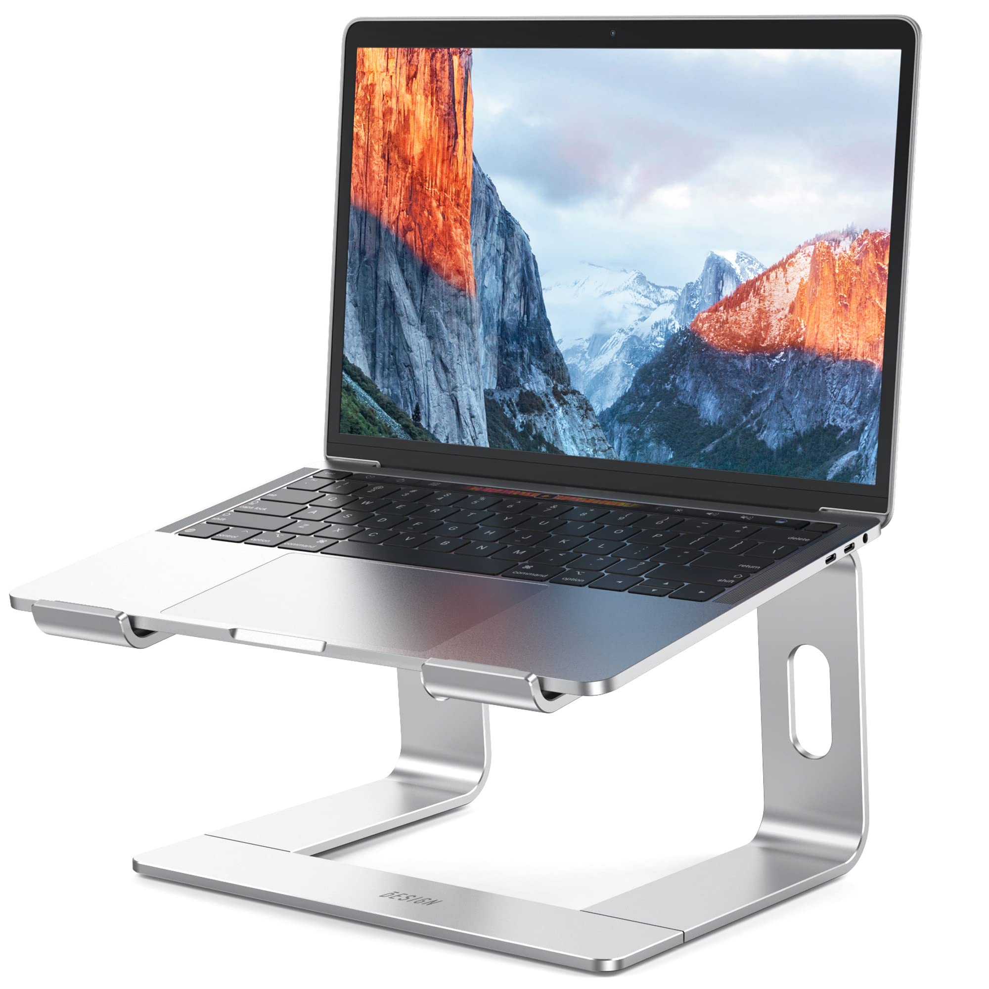 Aluminum Laptop Stand, Ergonomic Detachable Computer Stand, Notebook Riser, Laptop Mount Compatible with Air, Pro, Dell, HP, Lenovo More 10-15.6