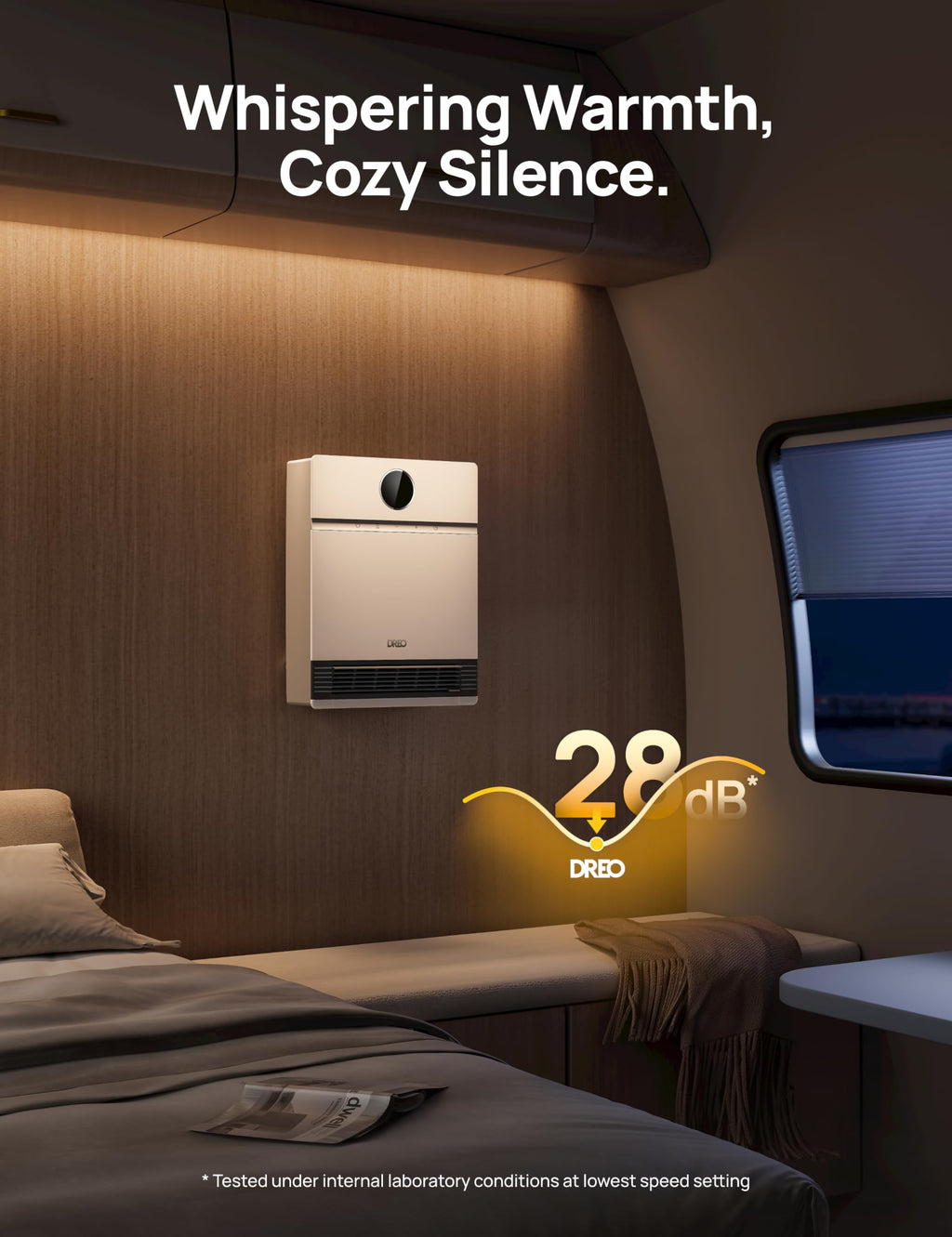 Smart Wall Heater, IP24 Electric Space Heater with ALCI Plug for Indoor Use, 30° Oscillation, Adjustable Thermostat, Remote Control, Works with Alexa, 24H Timer, Easy-mounted Heater for Bathroom
