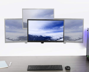 Premium Aluminum Single LCD Monitor Wall Mount for Screens up to 32 inches, Pneumatic Adjustable Arm fits up to VESA 100x100, MOUNT-G100B