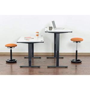 Twixt Active Movement Seating Chair, Ergonomic Support, Adjustable Height, Orange Mesh