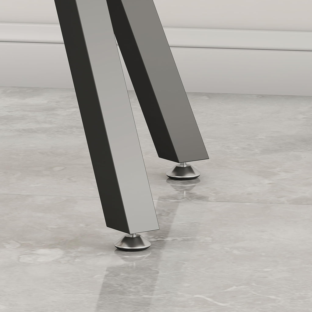 Metal Table Base，Modern Coffee Table Legs 28 Inch, Dining Table Legs for Glass, Marble, and Wood Table Tops, Heavy Duty Desk Legs Furniture Legs for Home,Kitchen,Office (Black)