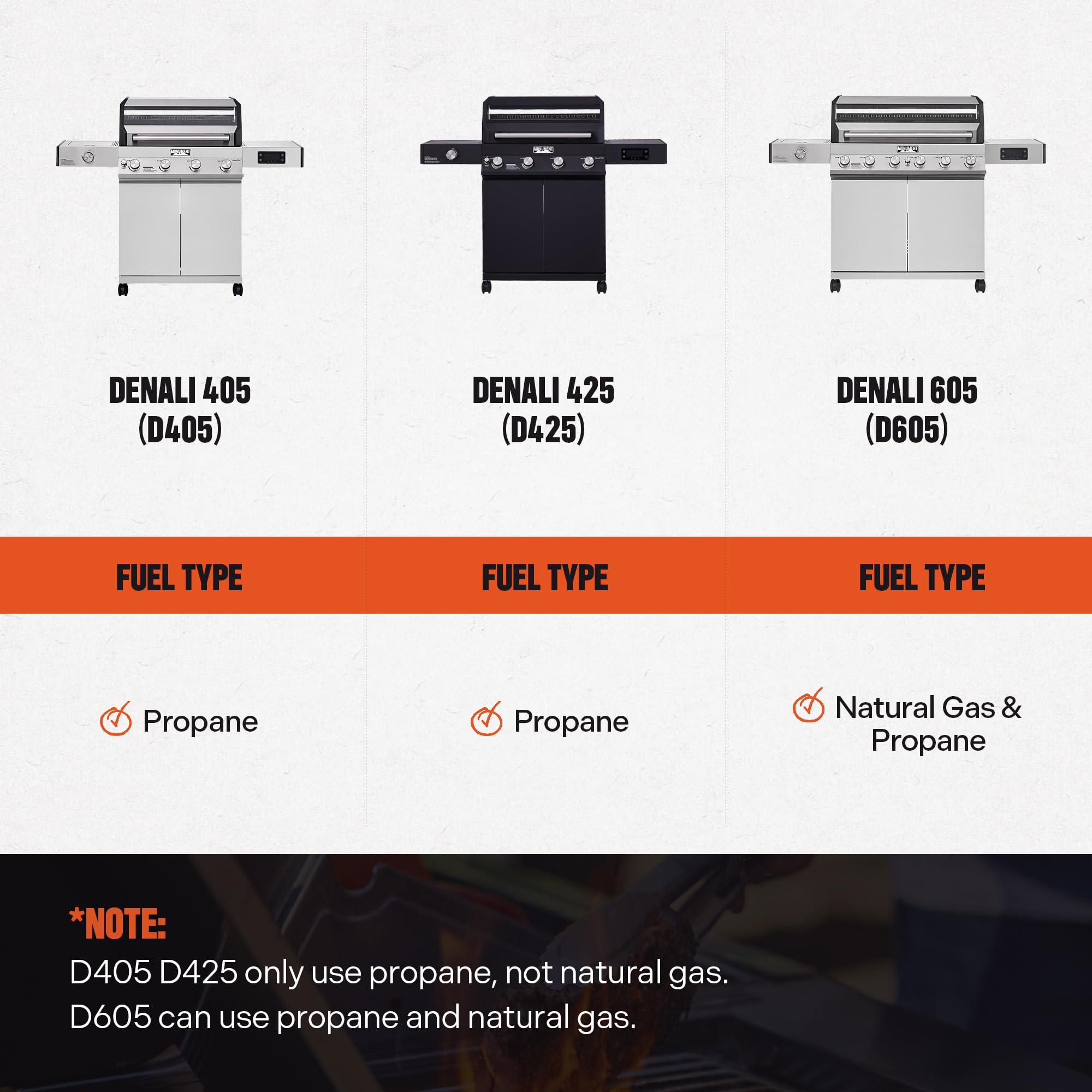 6-Burner Convertible Natural Gas Smart bbq Grill Stainless Steel Denali 605 with Rotisserie Kit (Without Conversion Kit)