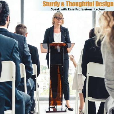 Acrylic Podium Stand 45.5