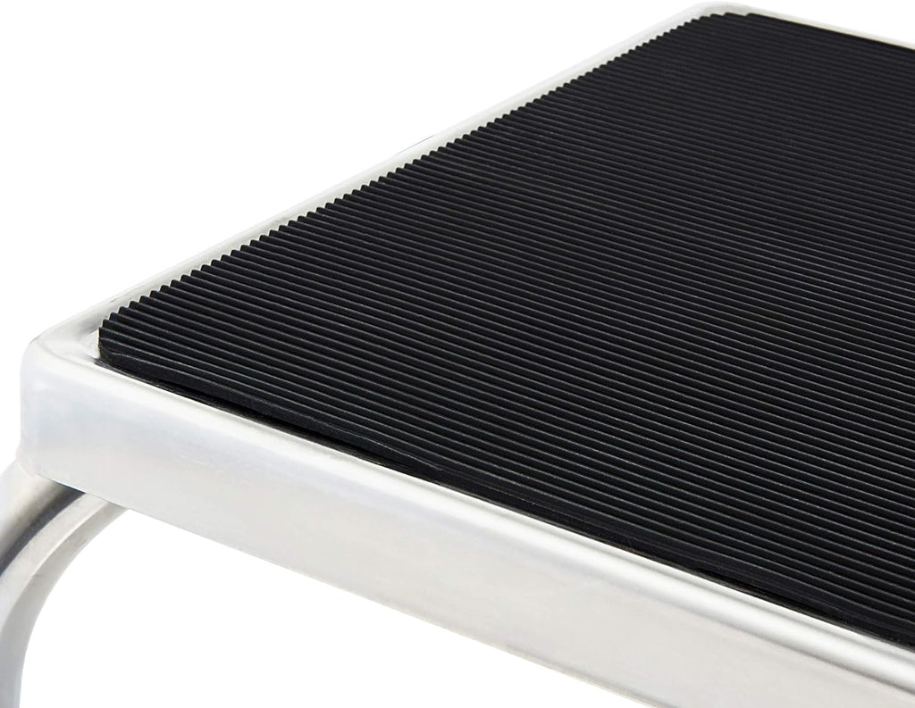 Medical Foot Step Stool 350lbs Heavy-Duty Welded Steel Legs, Fully Welded Single Construction Frame, Anti-Skid Rubber Platform