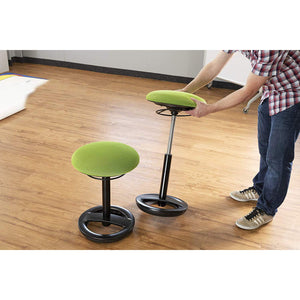Twixt Active Movement Seating Chair, Ergonomic Support, Adjustable Height, Green Mesh