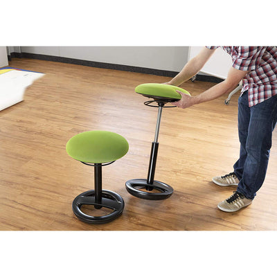 Twixt Active Movement Seating Chair, Ergonomic Support, Adjustable Height, Green Mesh