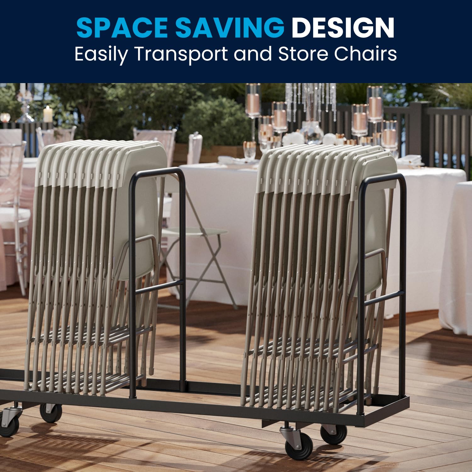 Set of 10, Beige,  Hercules Series Plastic Folding Chairs for Parties and Weddings, Stackable Commercial Event Seats,