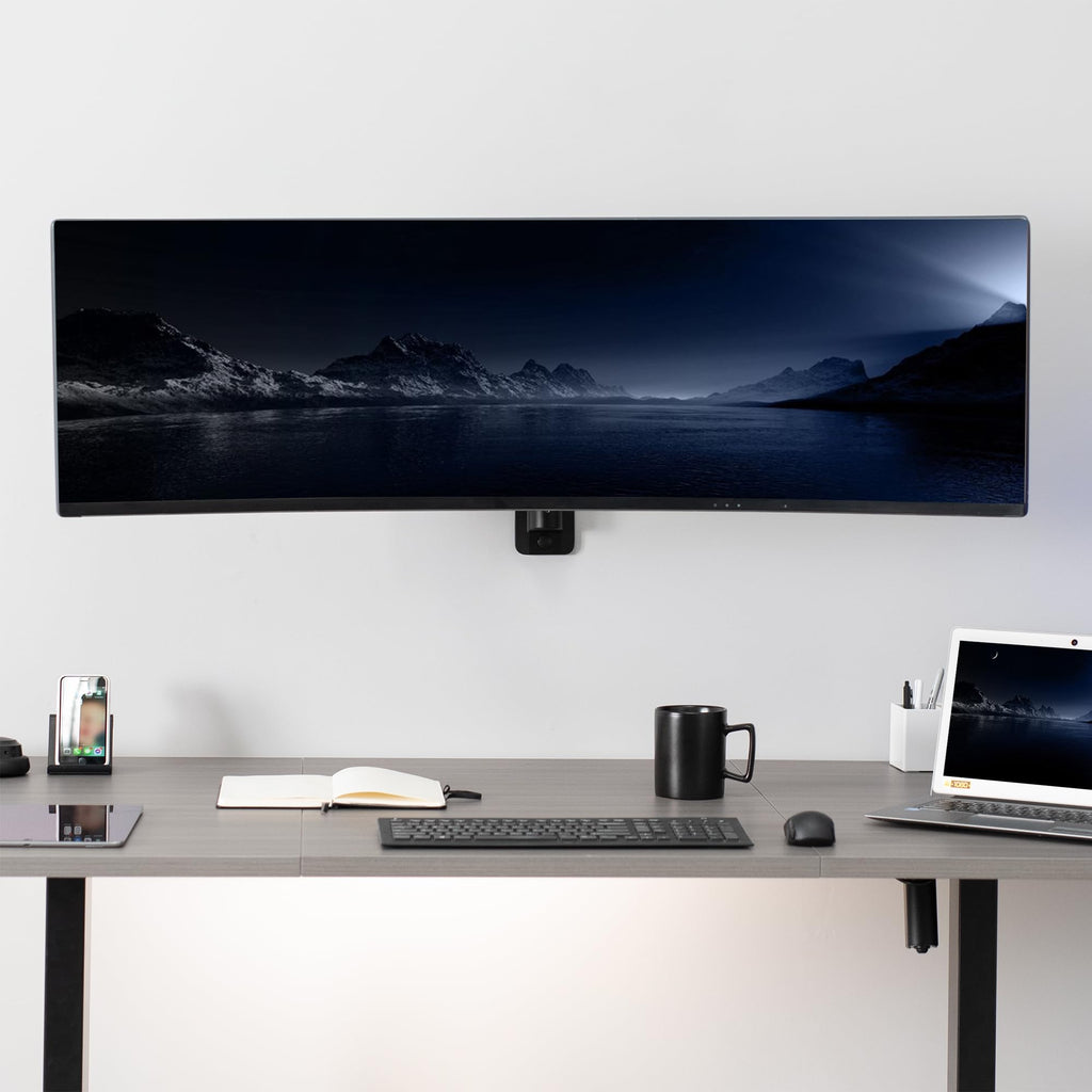 Premium Aluminum Single TV Wall Mount for 23 to 43 inch Screens, Adjustable Arm, Fits up to VESA 200x200, MOUNT-G200B