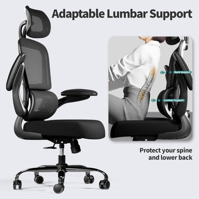 ( Black Pack of 15) Office Chair Ergonomic Desk Chair, 330 LBS Home Mesh Office Desk Chairs with Wheels, Comfortable Gaming Chairs