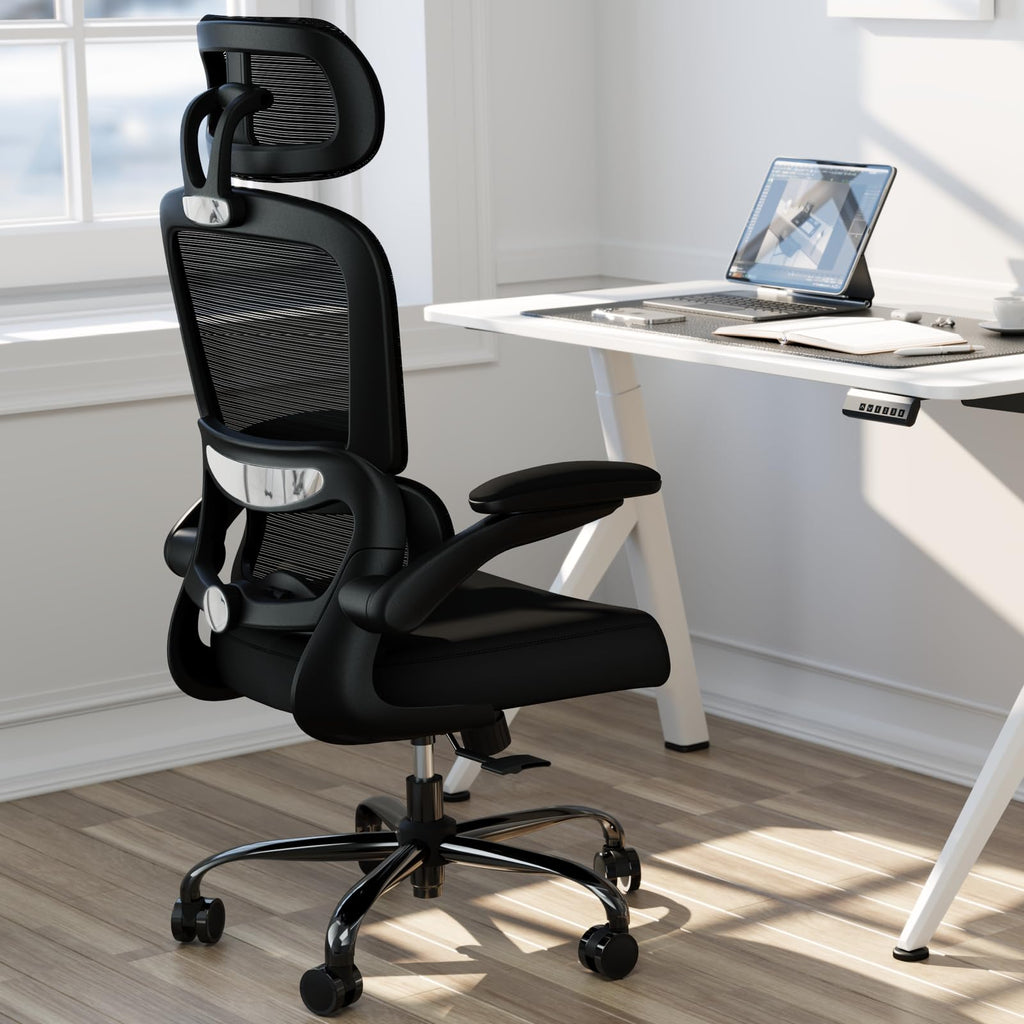 ( Black Pack of 15) Office Chair Ergonomic Desk Chair, 330 LBS Home Mesh Office Desk Chairs with Wheels, Comfortable Gaming Chairs