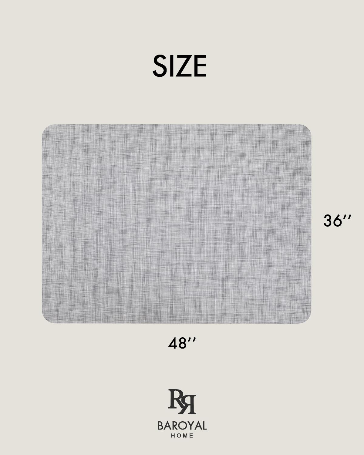 Office Chair Mat for Hardwood Floor Under Desk Computer Rolling Chair Mat for Wood/Tile Floor Non-Slip Heavy Duty Desk Rug PVC Plastic Hard Floor Protector 36