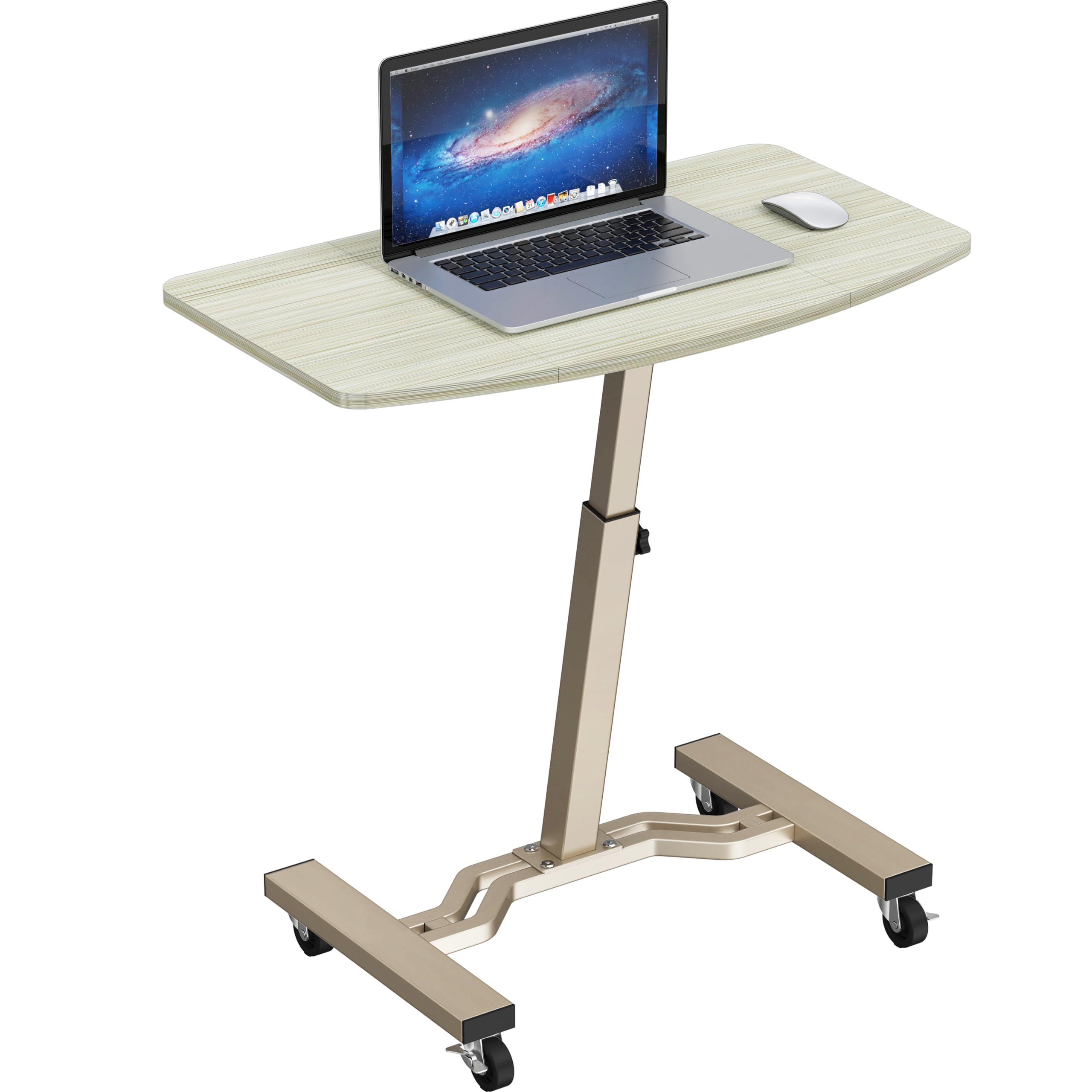 Mobile Height Adjustable Laptop Rolling Cart with Height Adjustment from 28