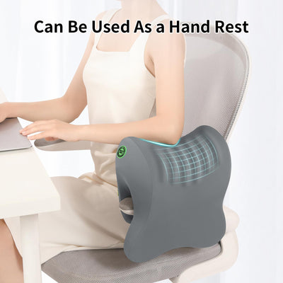 Ergonomic Office Chair Headrest, Adjustable Neck Support Pillow with Removable Washable Cover, Universal Head Rest Attachment for Office Chairs, Wheelchairs, Desk Chair Napping (Gray)