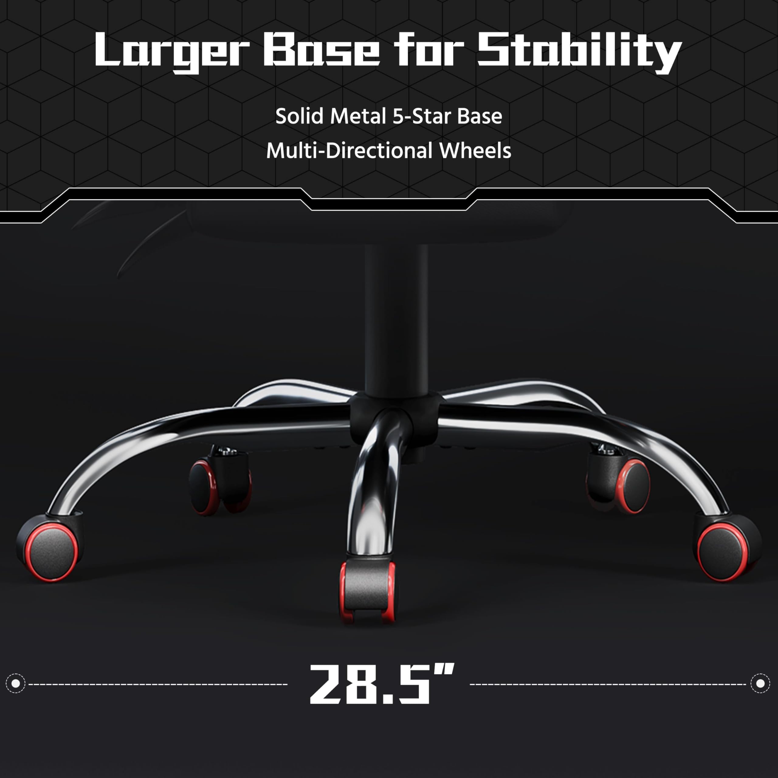 Gaming Chair, Video Game Chair with Massage Lumbar Support and Footrest Height Adjustable Ergonomic Computer Chair with Swivel Seat and Headrest, Black/Red