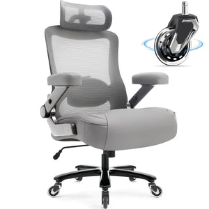 Big and Tall Office Chair 600lbs, Heavy Duty Executive Computer Desk Chair