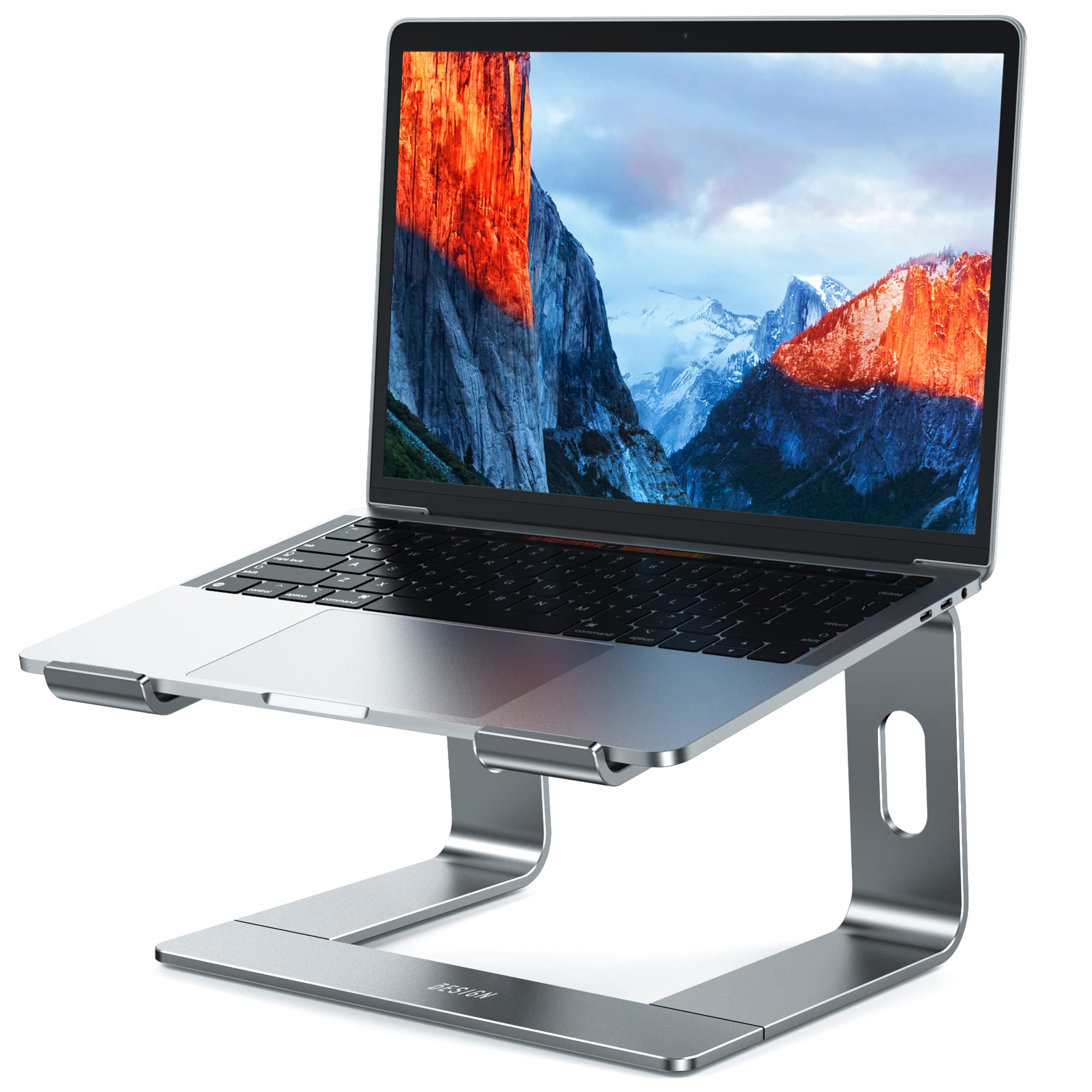 Aluminum Laptop Stand, Ergonomic Detachable Computer Stand, Notebook Holder, Laptop Mount Compatible with Air, Pro, Dell, HP, Lenovo More 10-15.6