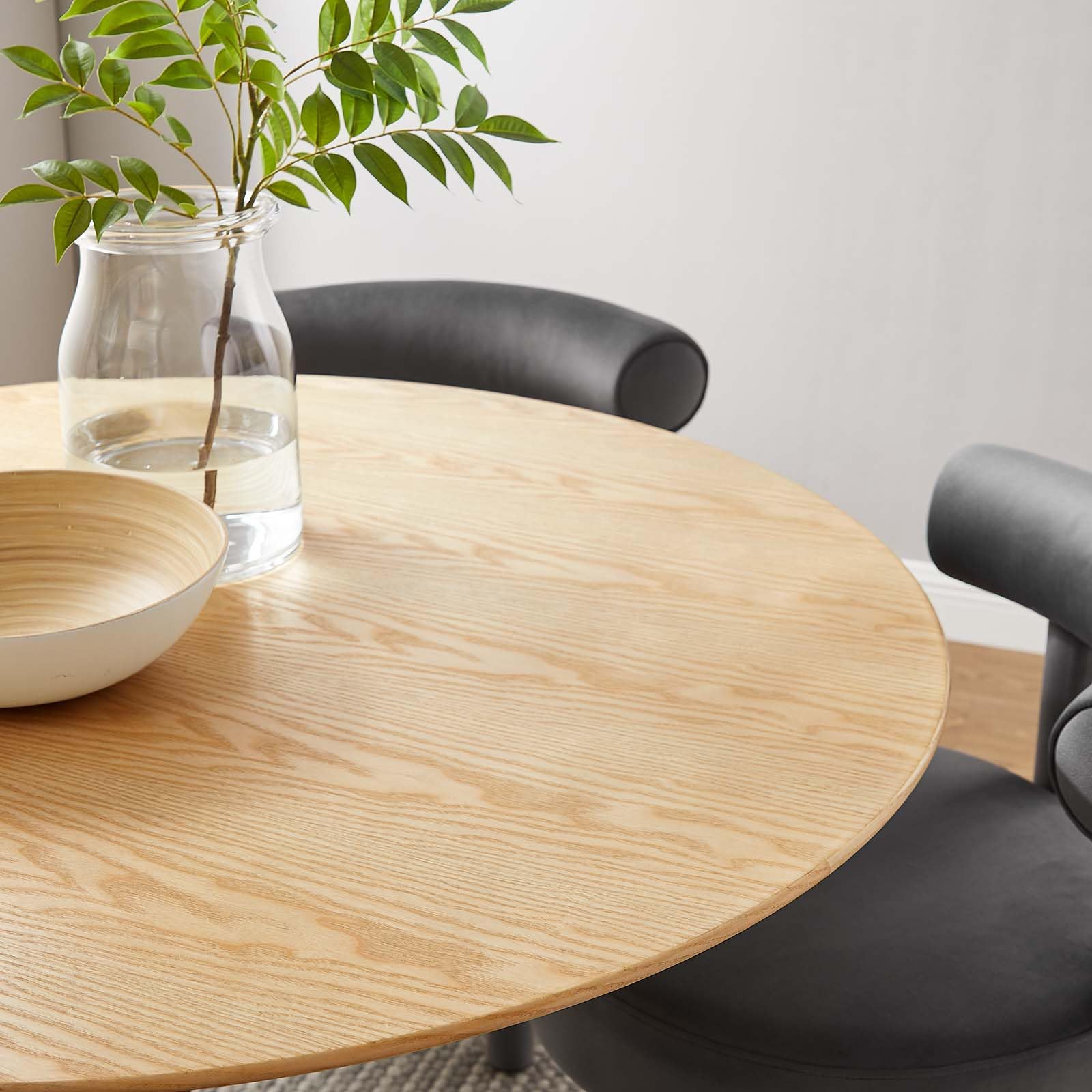 Dining Table, 48", Gold Natural