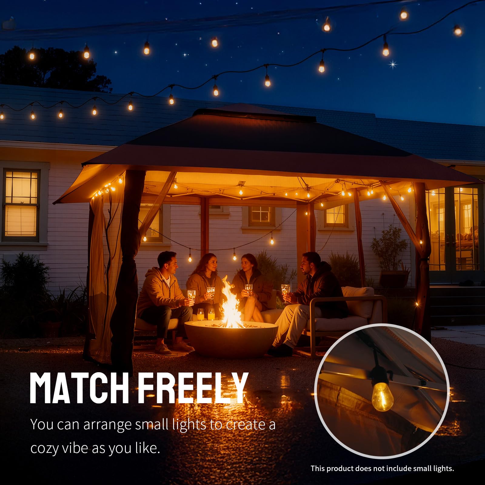 13x13 Pop Up Gazebo, Canopy Tent, Gazebos on Clearance - Outdoor Gazebo for Backyard & Patio Furniture - Carpa Pop Up Tent with Wheeled STO-N-Go Cover Bag (Red & Grey)