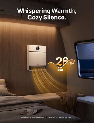 Smart Wall Heater, IP24 Electric PTC Space Heaters for Indoor Use, 30° Oscillation, Adjustable Thermostat, Remote Control, Works with Alexa, 24H Timer, Easy-mounted for Office, Bedroom, Home