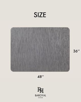 Office Chair Mat for Hardwood Floor Under Desk Computer Rolling Chair Mat for Wood/Tile Floor Non-Slip Heavy Duty Desk Rug PVC Plastic Hard Floor Protector 36