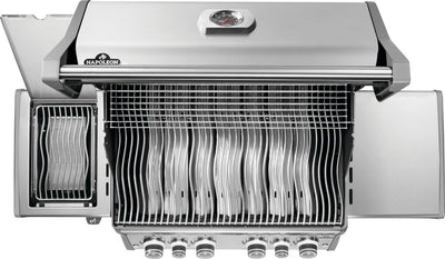 Rogue PRO 525 Natural Gas Grill with Infrared Side Burner, Stainless Steel, Durable 5-Burner Gas Grill