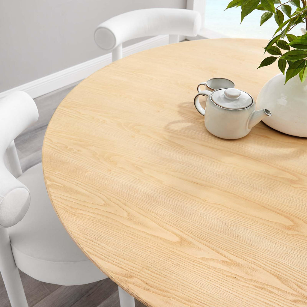 Dining Table, 60", Gold Natural