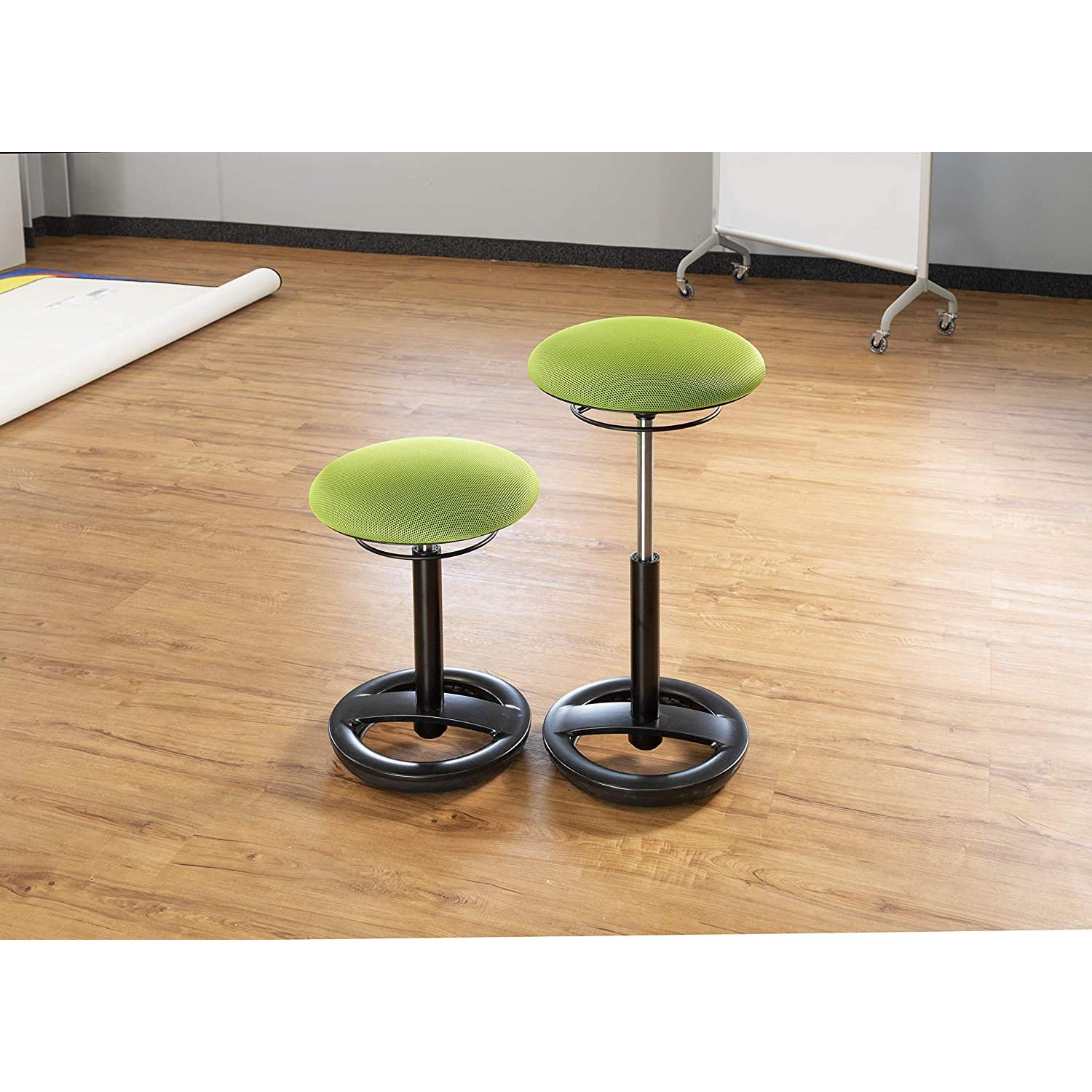 Twixt Active Movement Seating Chair, Ergonomic Support, Adjustable Height, Green Mesh