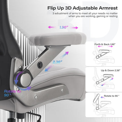 Big and Tall Office Chair 600lbs, Heavy Duty Executive Computer Desk Chair