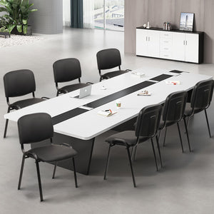 Black Set of 10, Stacking Conference Room Chairs No Wheels, PU Leather Waiting Room Chair Armless Stackable Office Guest Chair with Metal Frames for Reception Lobby Side Training School,
