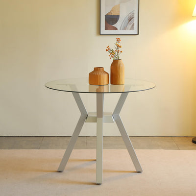 Metal Table Base，Modern Coffee Table Legs 28 Inch, Dining Furniture Legs for Glass, Marble, and Wood Table Tops, Heavy Duty Desk Legs for Home,Kitchen,Office (Silver)