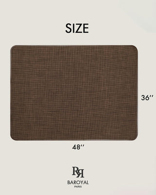 Office Chair Mat for Hardwood Floor Under Desk Computer Rolling Chair Mat for Wood/Tile Floor Non-Slip Heavy Duty Desk Rug PVC Plastic Hard Floor Protector 36