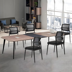 Stacking Armless Office Waiting Room Chair with Adjustable Backrest, Stackable Mesh Guest Reception Desk Chairs with Ergonomic